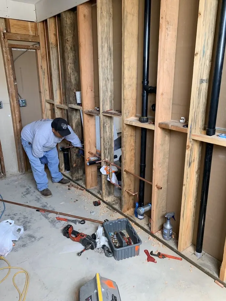 Commercial rough-in plumbing for Trenchless Sewer Repair in Hopewell